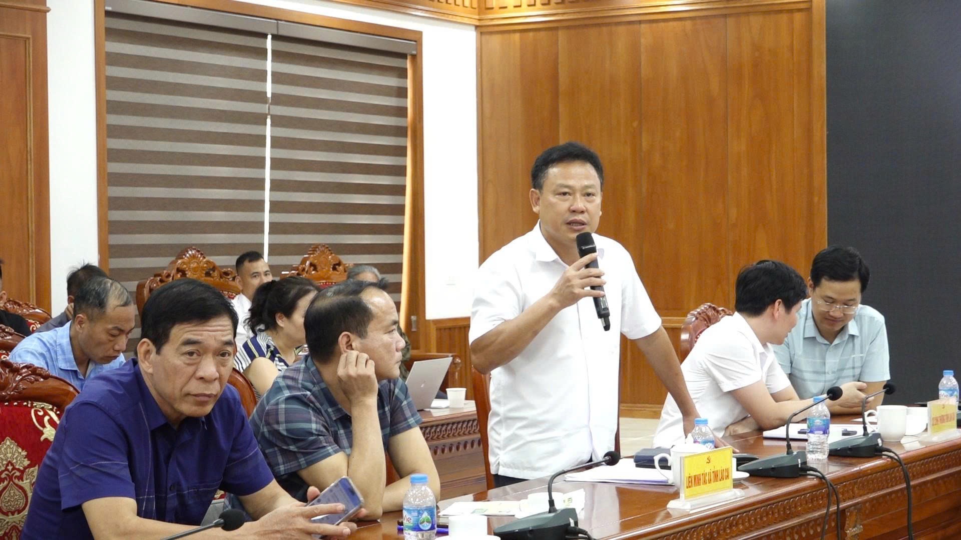 A delegate addressing the conference